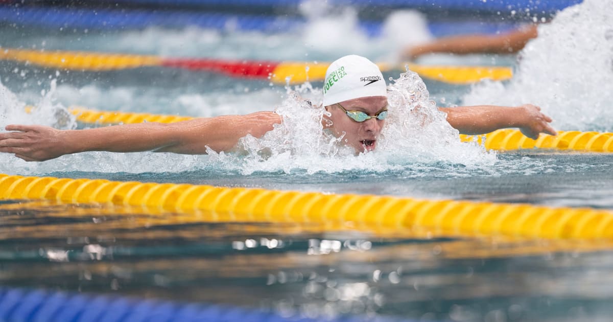 Championnats de France de natation 2024 à Chartres Léon Marchand