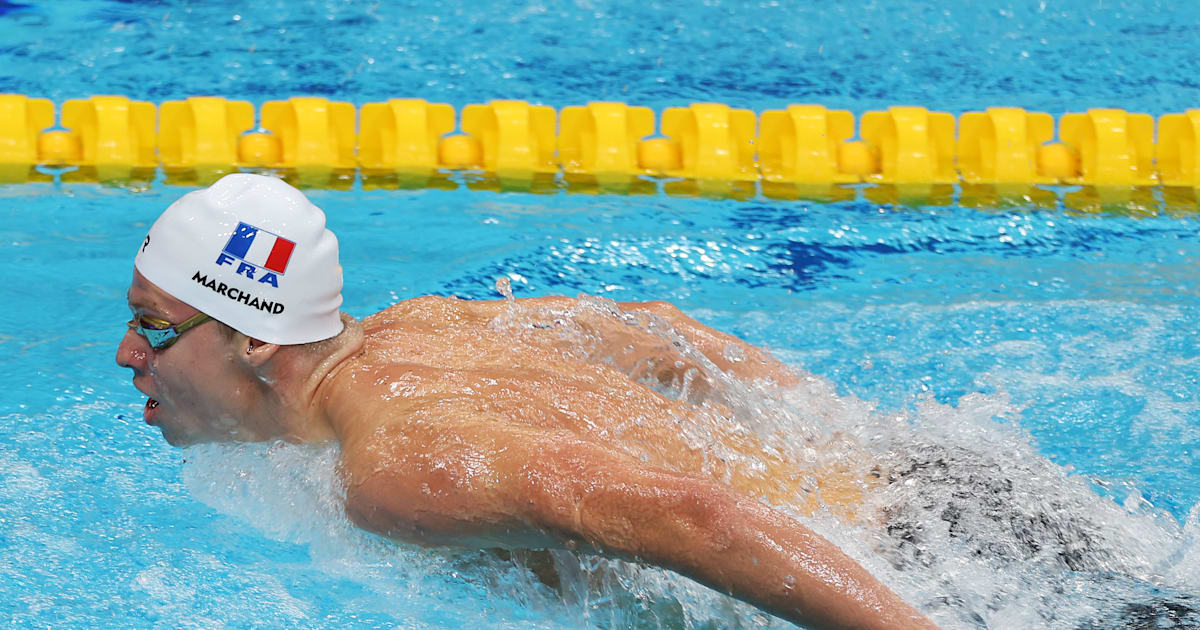 Léon Marchand prêt à battre de nouveaux records aux finales NCAA de