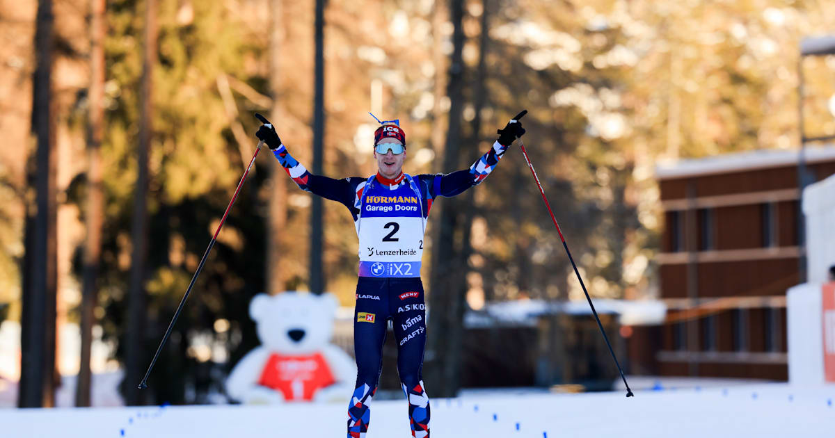 Coupe Du Monde De Biathlon Lenzerheide Johannes Thingnes Boe Au