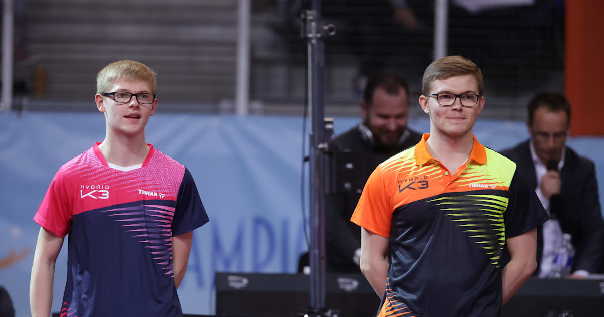 Championnats du monde de tennis de table 2023 Alexis et Félix Lebrun