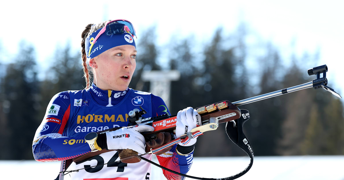 Championnats du monde de biathlon 2025 Océane Michelon vice