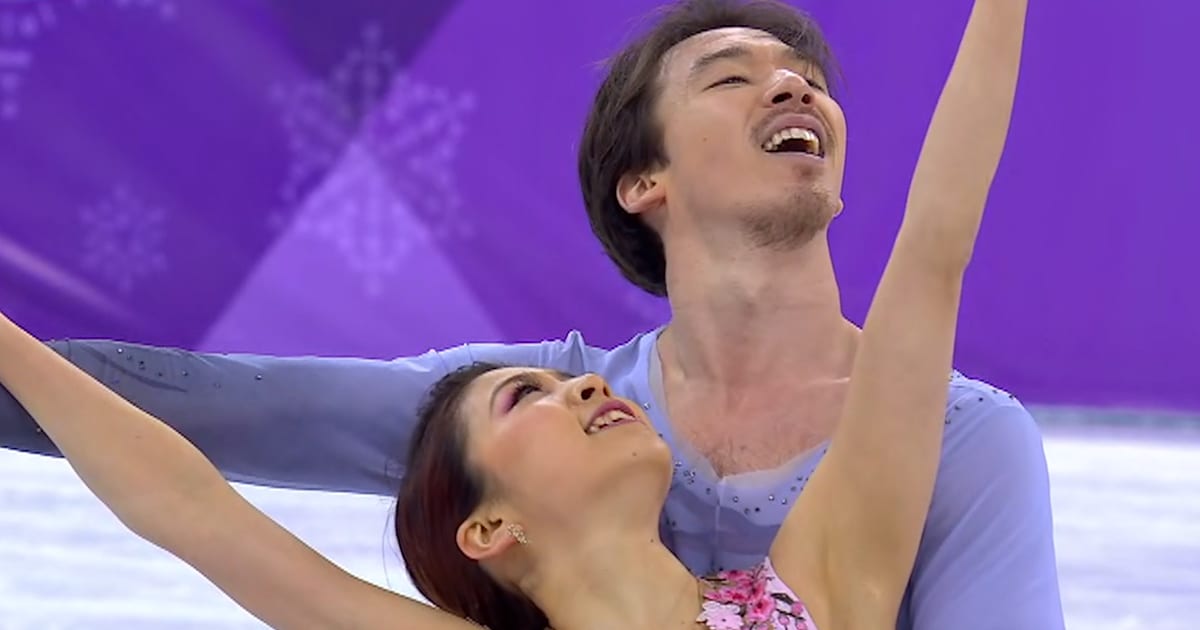 Chris Reed And Kana Muramoto Performing At Pyeongchang