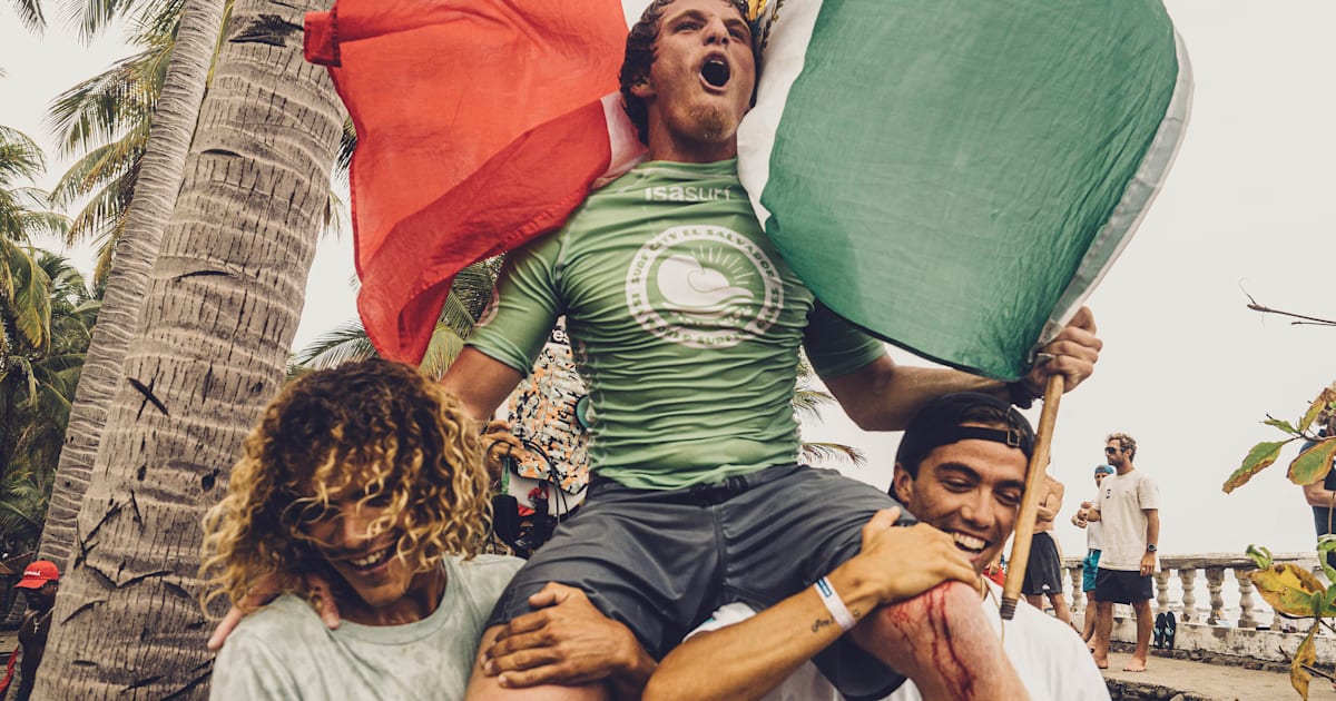 El campeón mundial de surf Alan Cleland pura garra de México en las olas