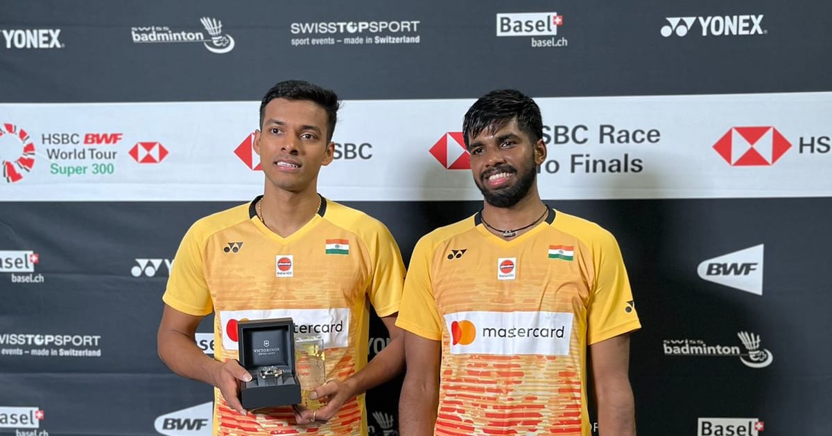 Swiss Open 2023 Badminton Chirag Shetty Satwiksairaj Rankireddy Win