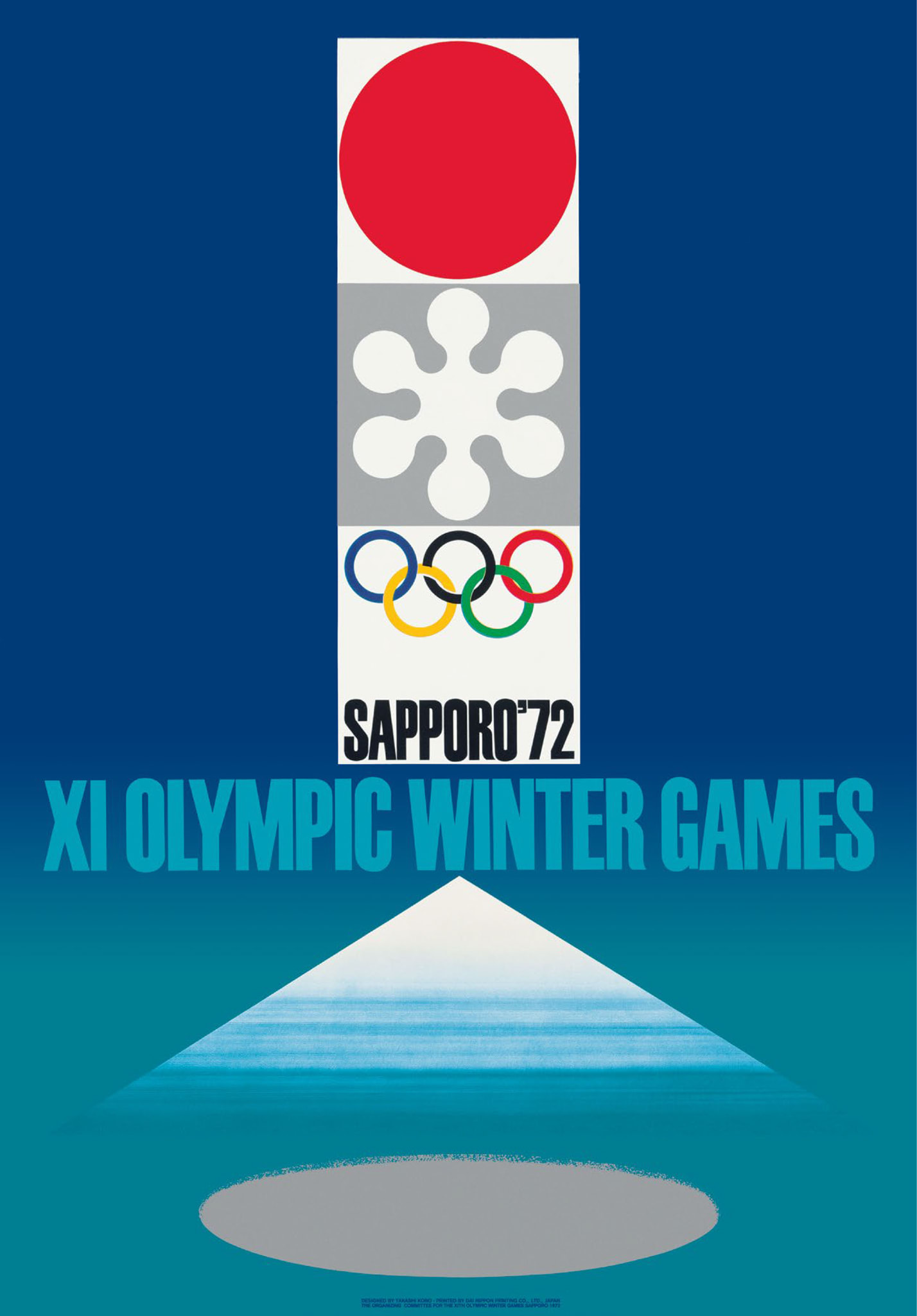 Символика Олимпиады-1972 в Саппоро - Эмблема, плакат, визуальный стиль