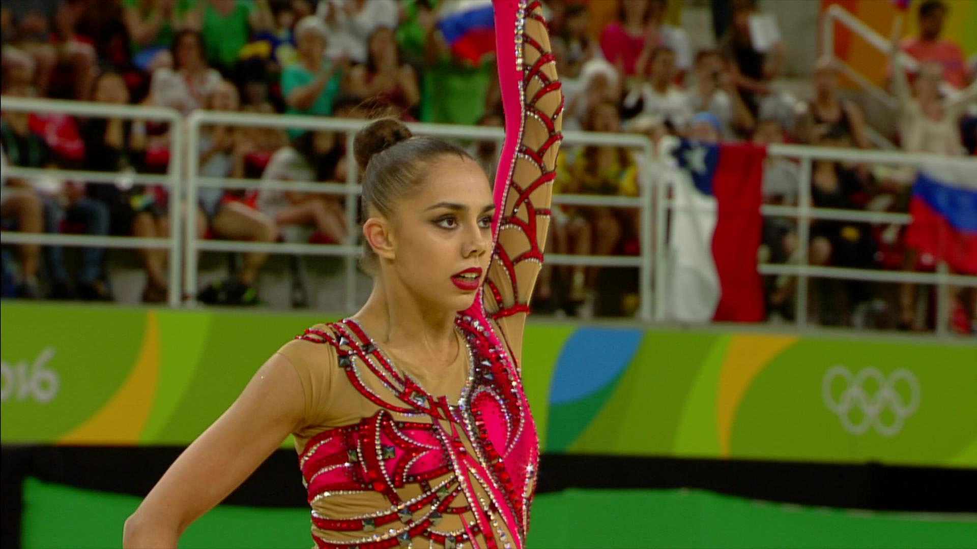 Evolution of rhythmic gymnastics leotard