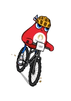 Mascot of Mountain Bike