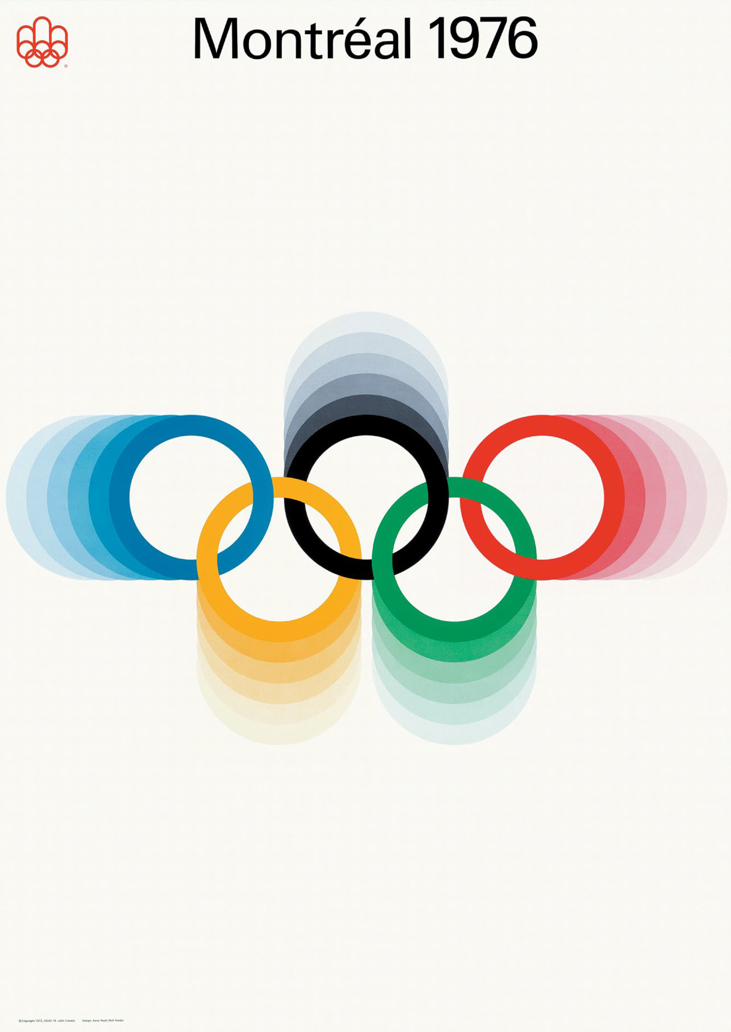 Montreal 1976 Olympic logo, poster design & look of the games