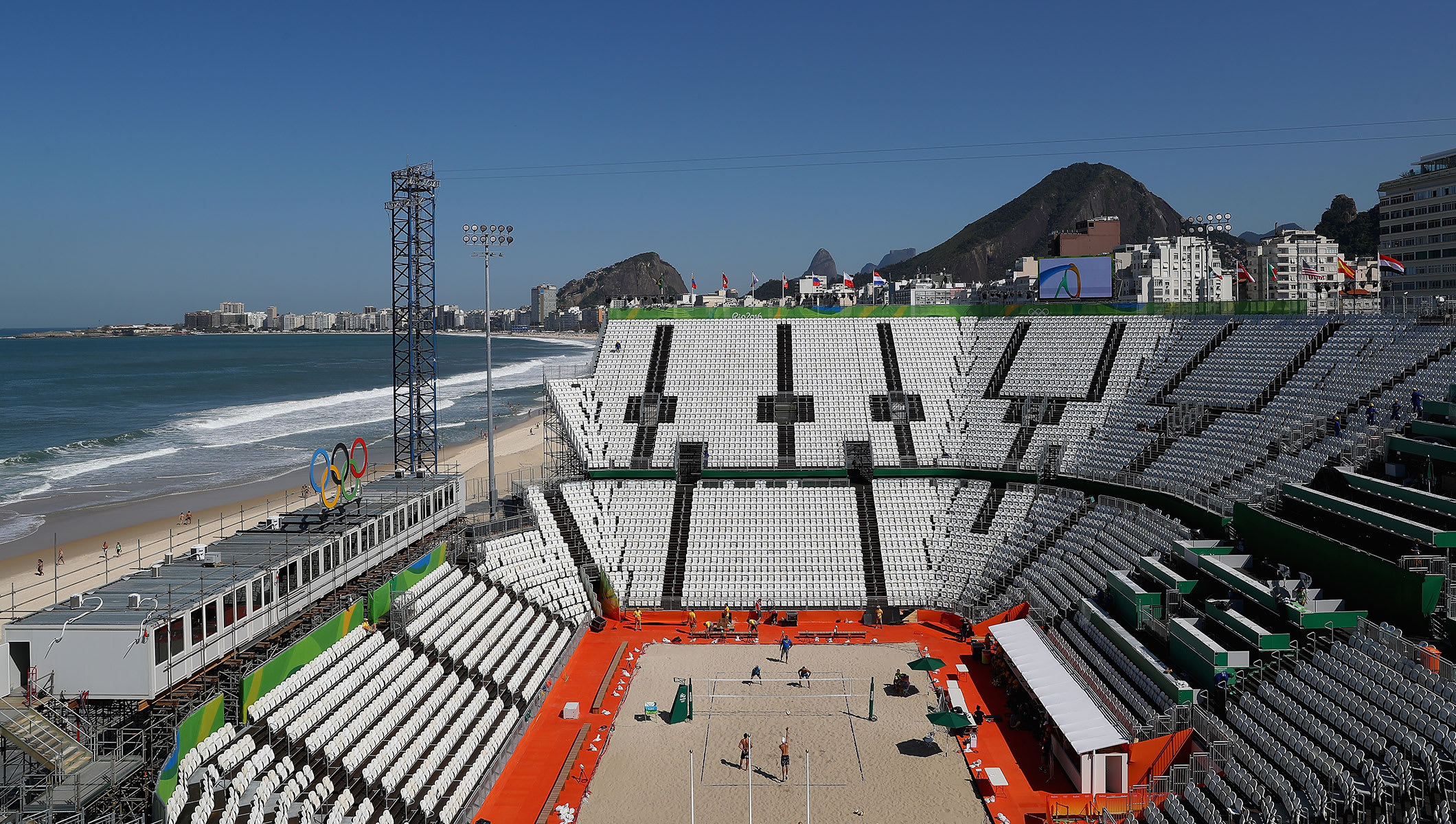 Volleyball comes home to Copacabana
