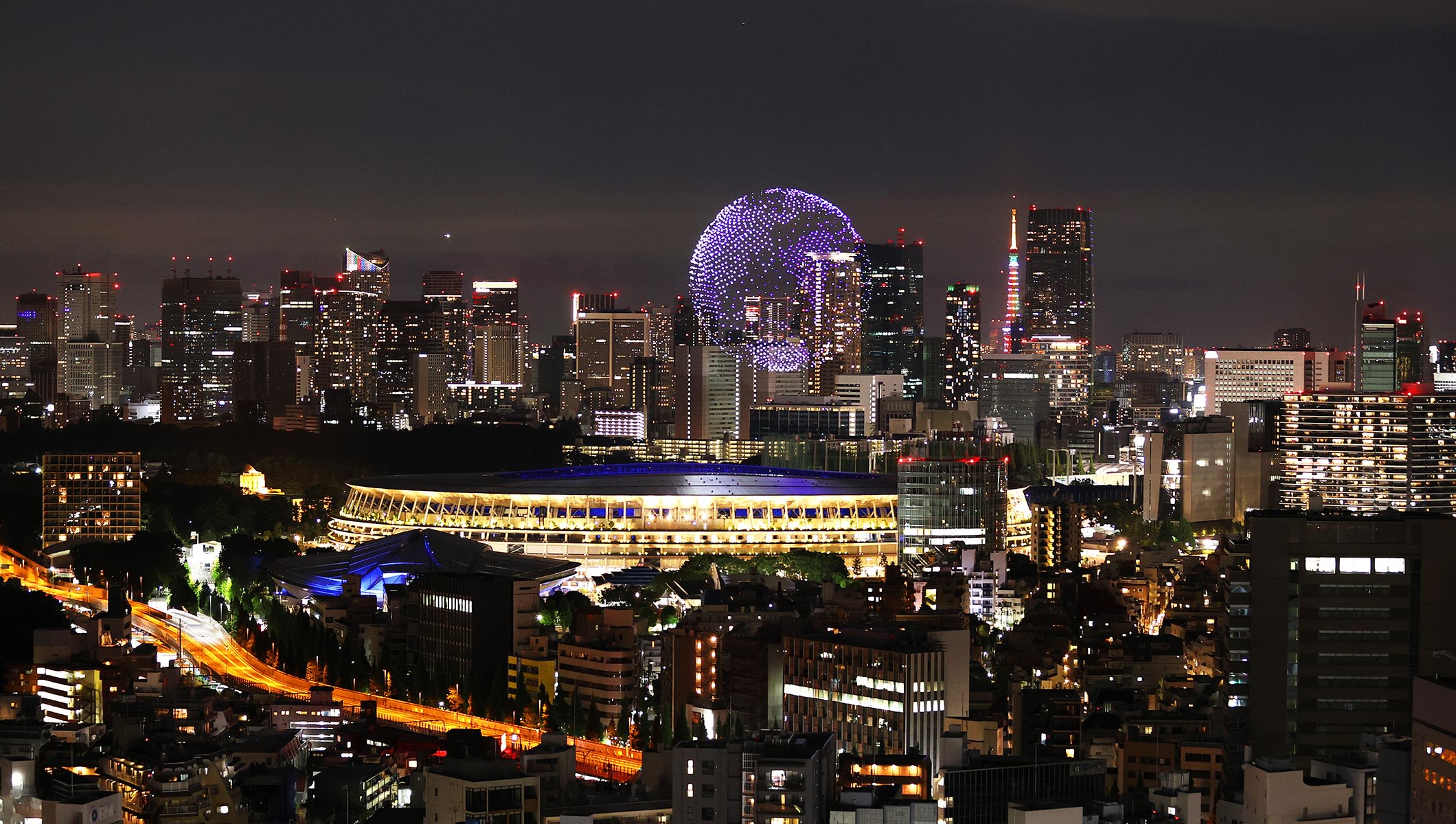 Intel drones light up the sky in Tokyo 2020 opening ceremony 