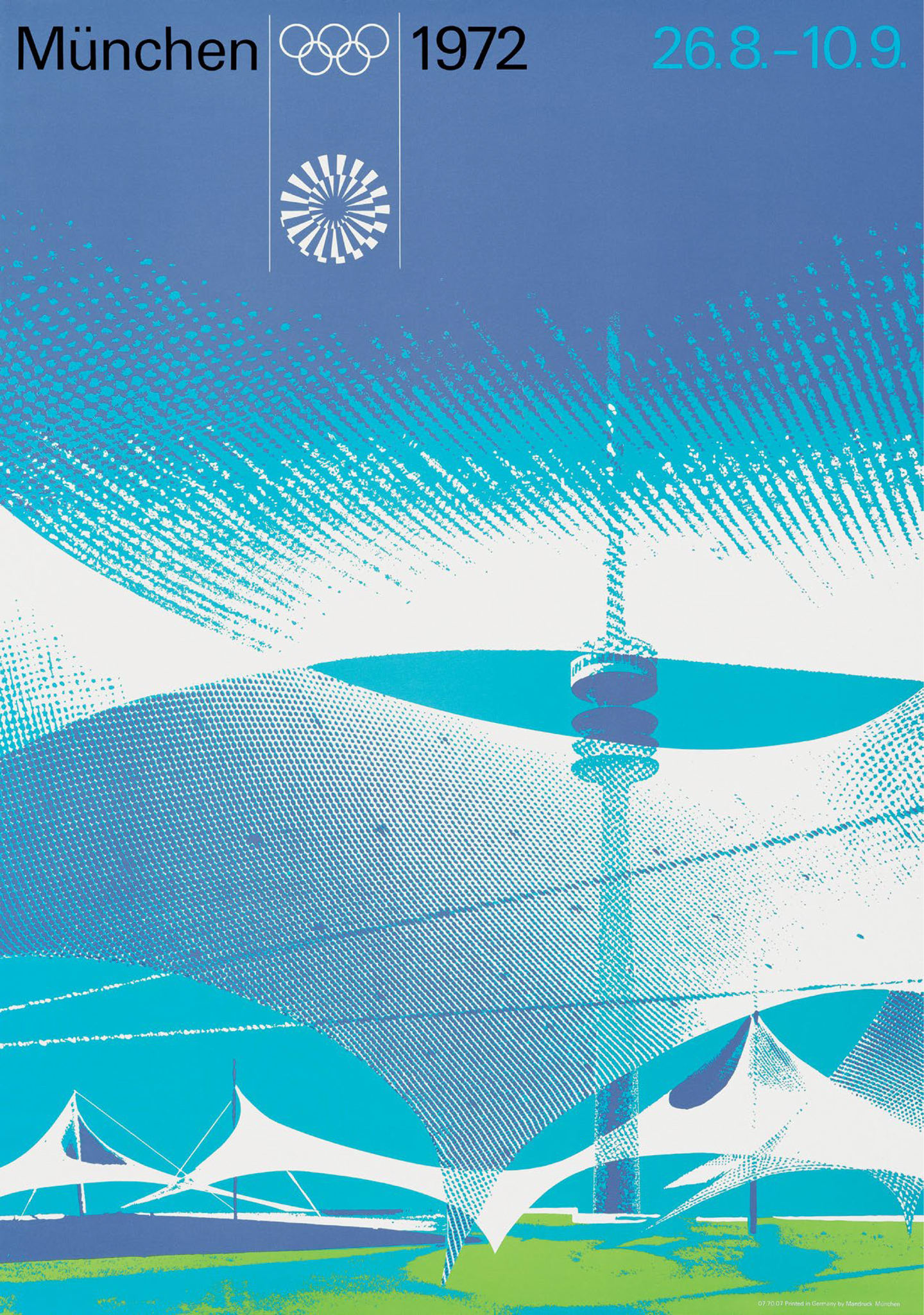 ミュンヘンオリンピックポスター 1972