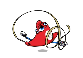 Mascot of Rhythmic Gymnastics