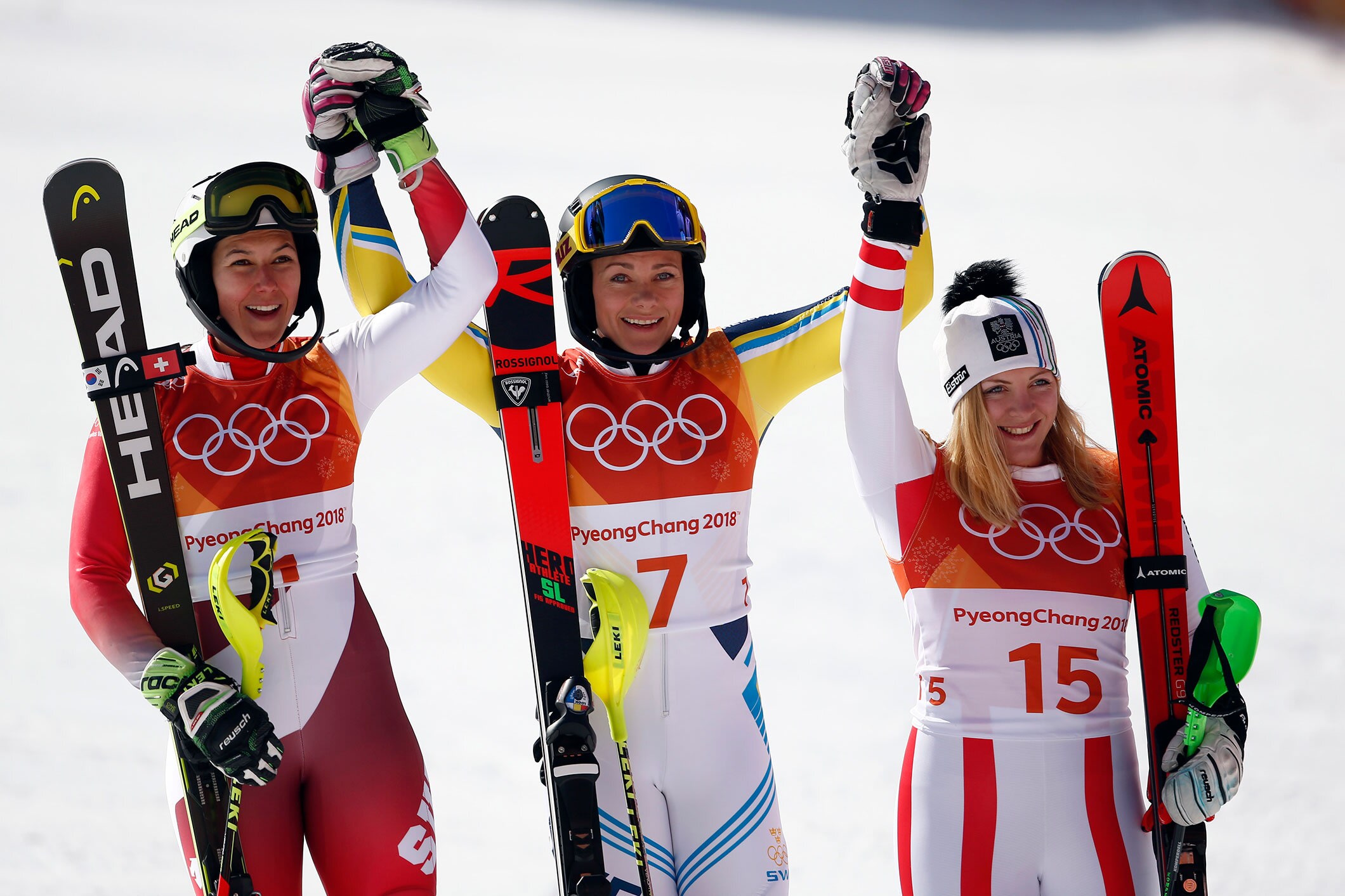 Hansdotter takes her first gold in women’s slalom
