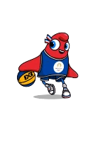 Mascot of 3x3 Baskteball