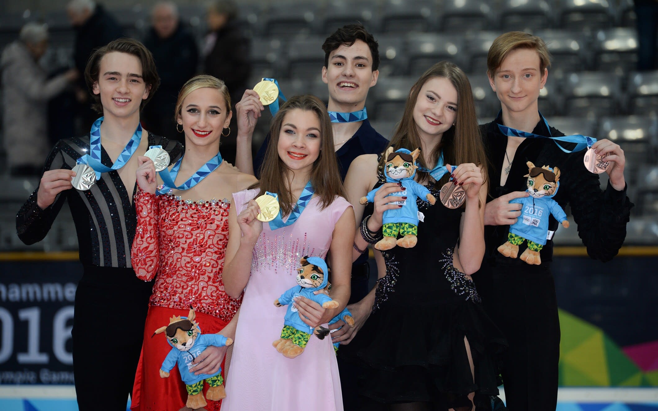 Anastasia Shpilevaya and Grigory Smirnov take ice dance gold