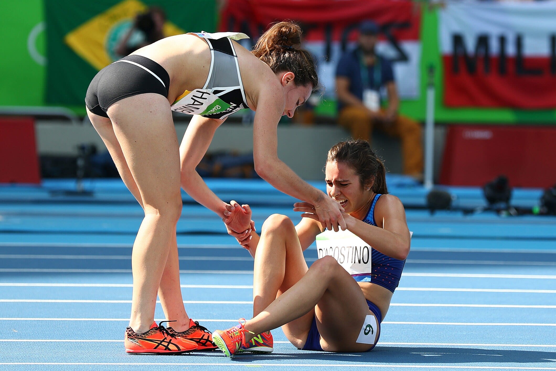 Tokyo Olympics: U.S. Runner Helps Competitor to Finish Line After Fall