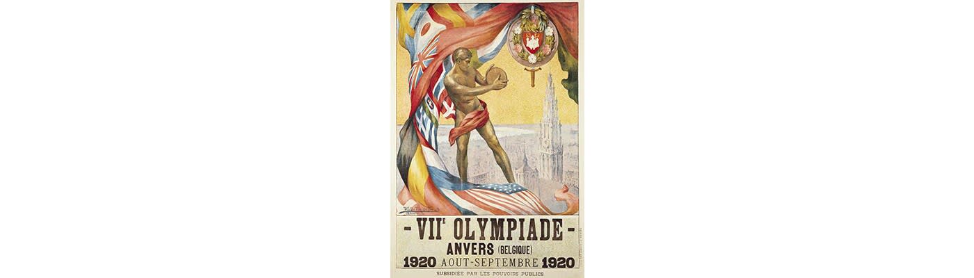 1920-2020, le centenaire des JO d'Anvers : Un drapeau, cinq