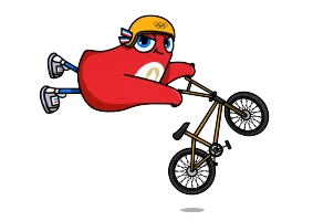 Mascot of BMX Freestyle