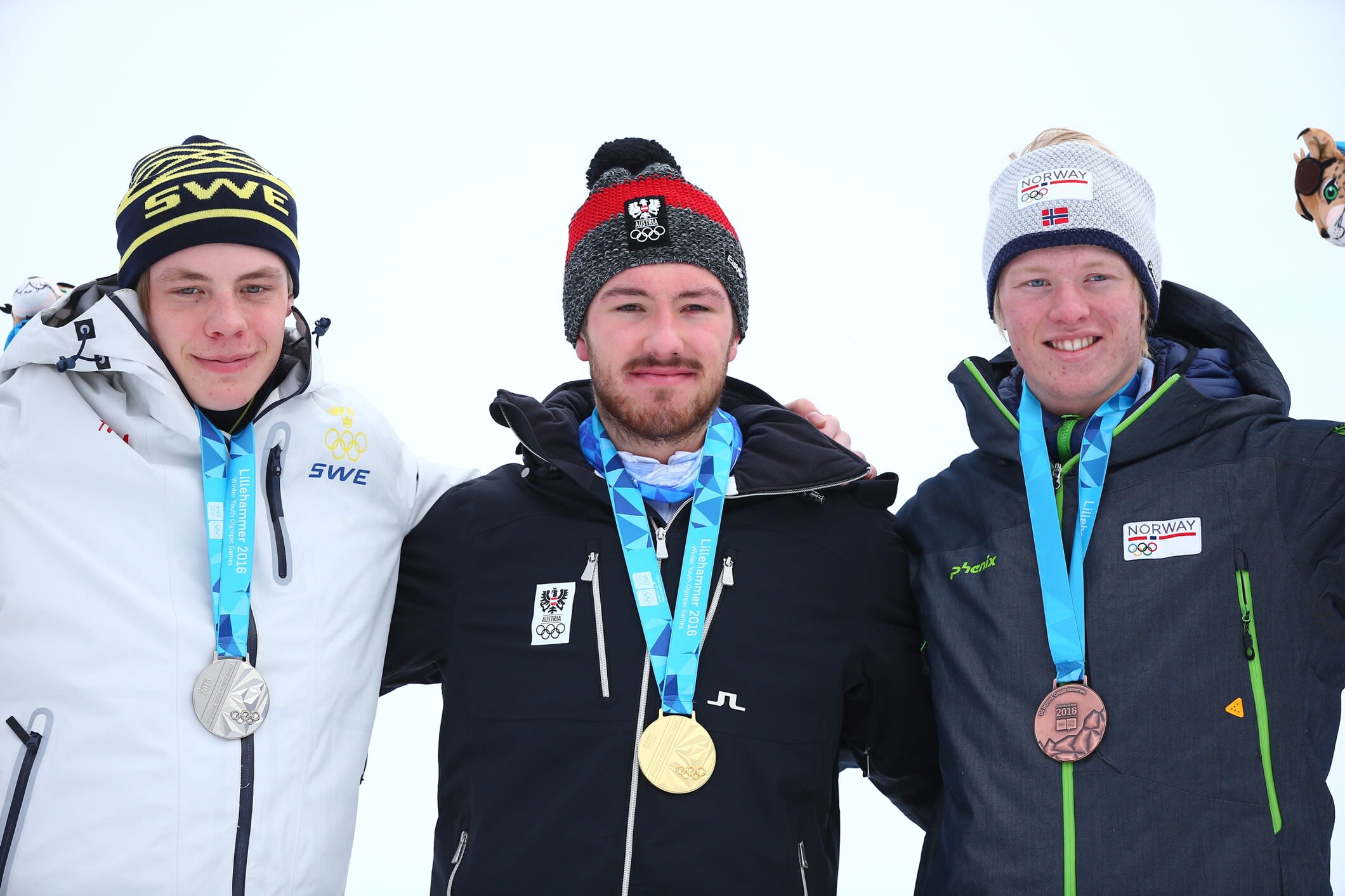Manuel Traninger from Austria takes slalom gold