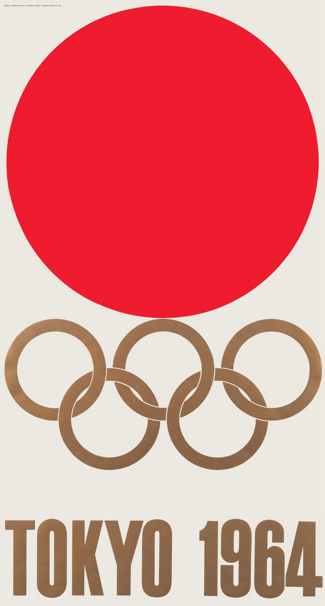 Tokyo 1964 logo, poster design & look of the games