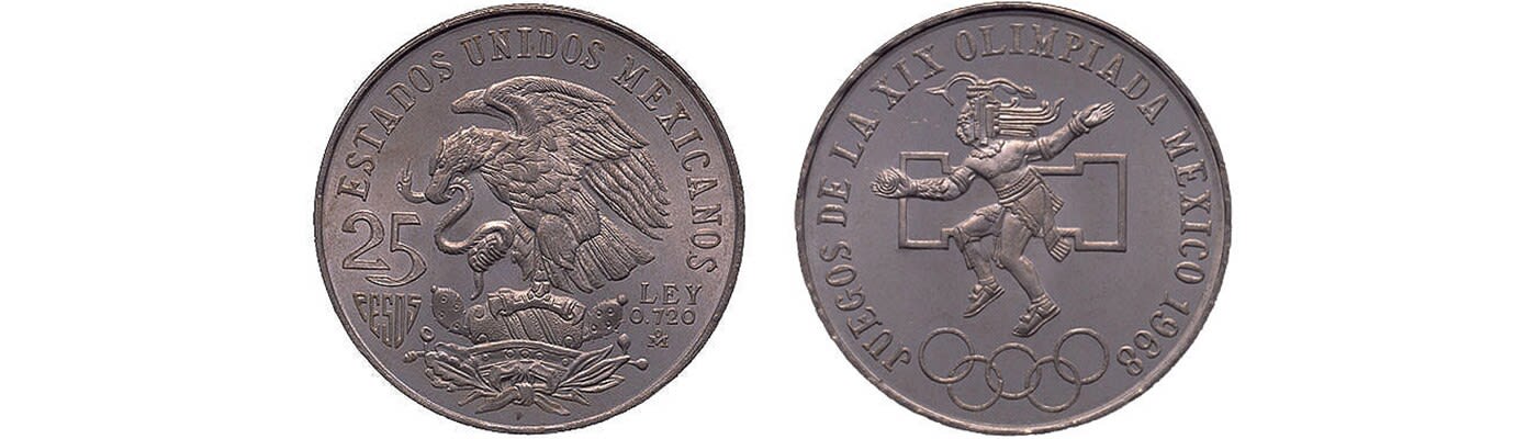 Mexico_1968_coins