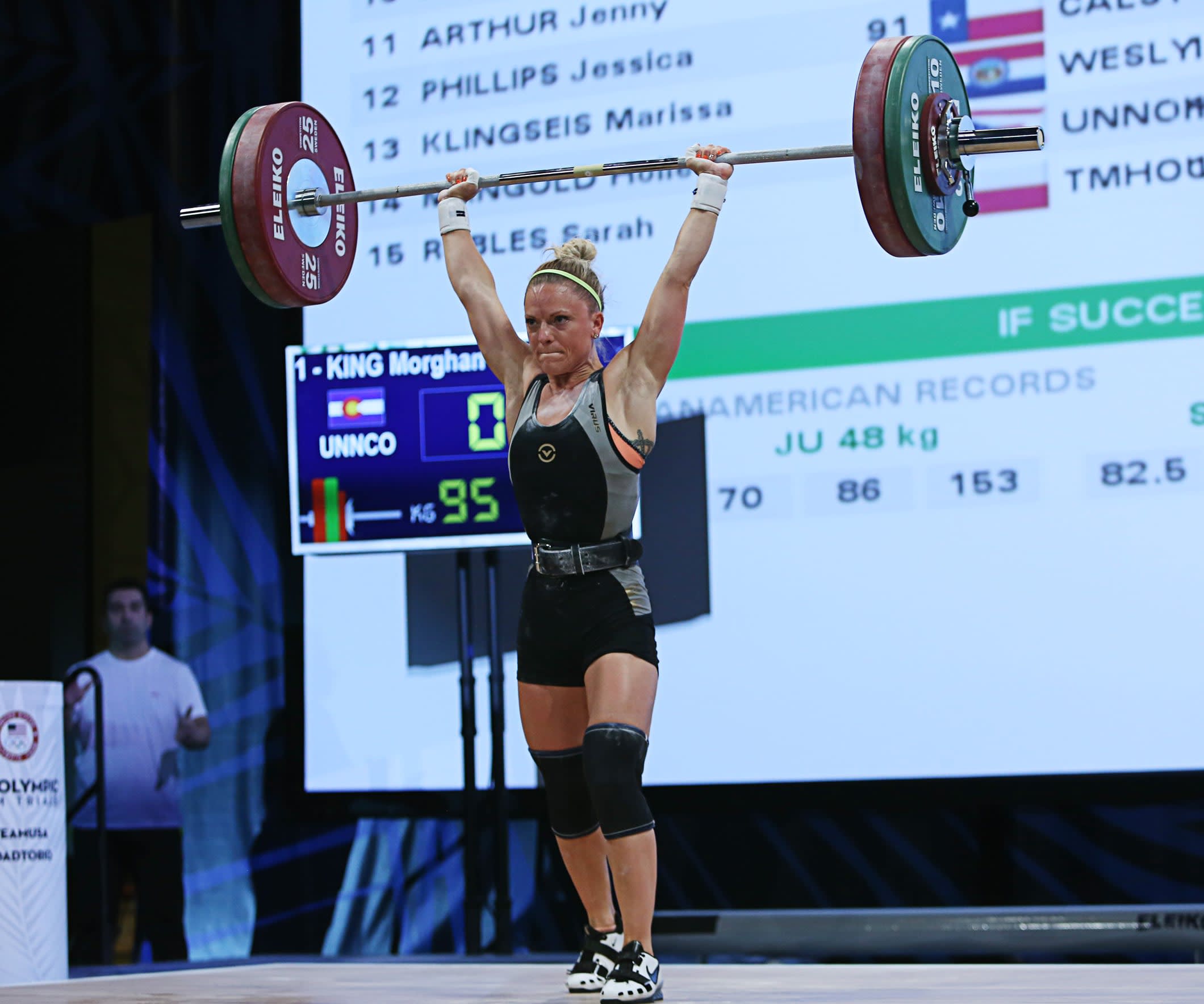 Redmond's Morghan King finishes sixth in women's 48kg weightlifting