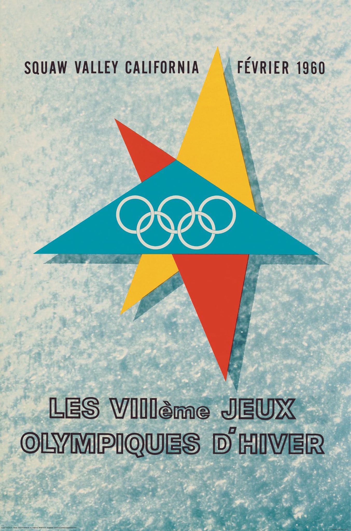 Символика Олимпиады-1960 в Скво-Вэлли - Эмблема, плакат, визуальный стиль