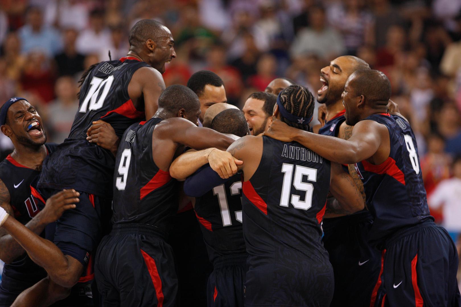 Kobe store olympic jersey