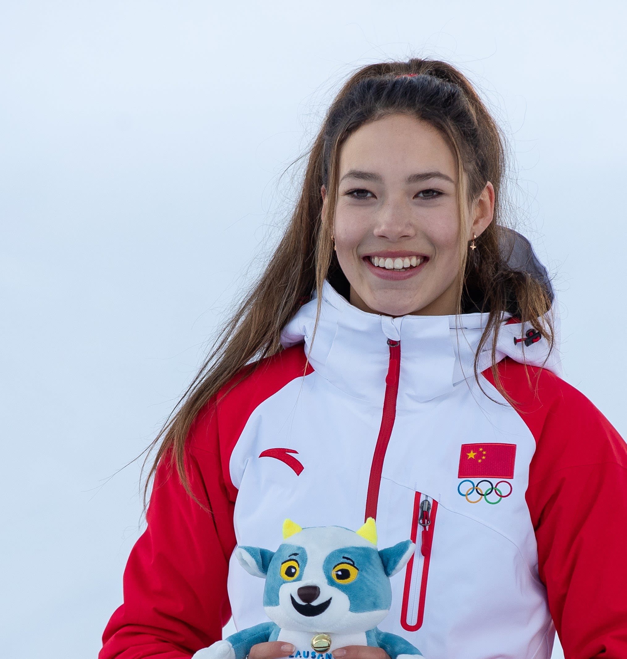 Freestyle skier Eileen Gu Ailing attends IWC event on August 1