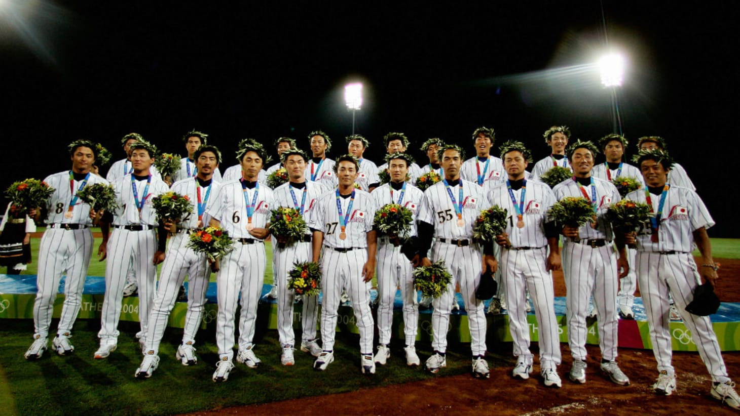 ミズノ 野球 日本代表 長嶋茂雄 ジャケット グランドコート アテネ五輪 ミズノ 野球 日本代表 長嶋茂雄 ジャケット グランドコート