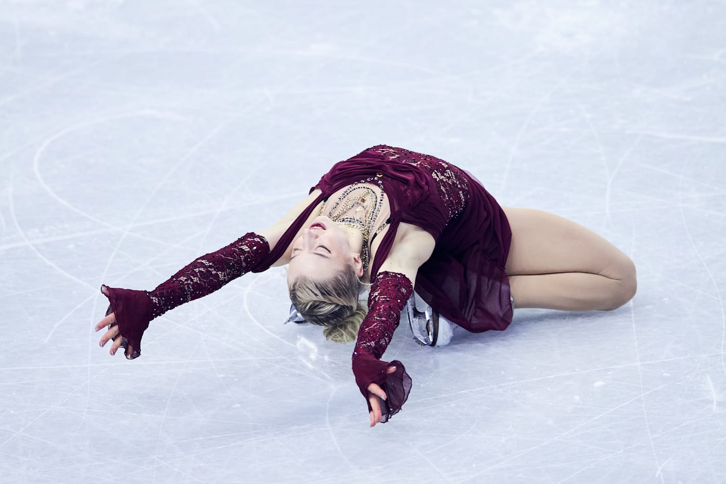 Amber Glenn sits third after the short program at the 2026 ISU World Figure Skating Championships.