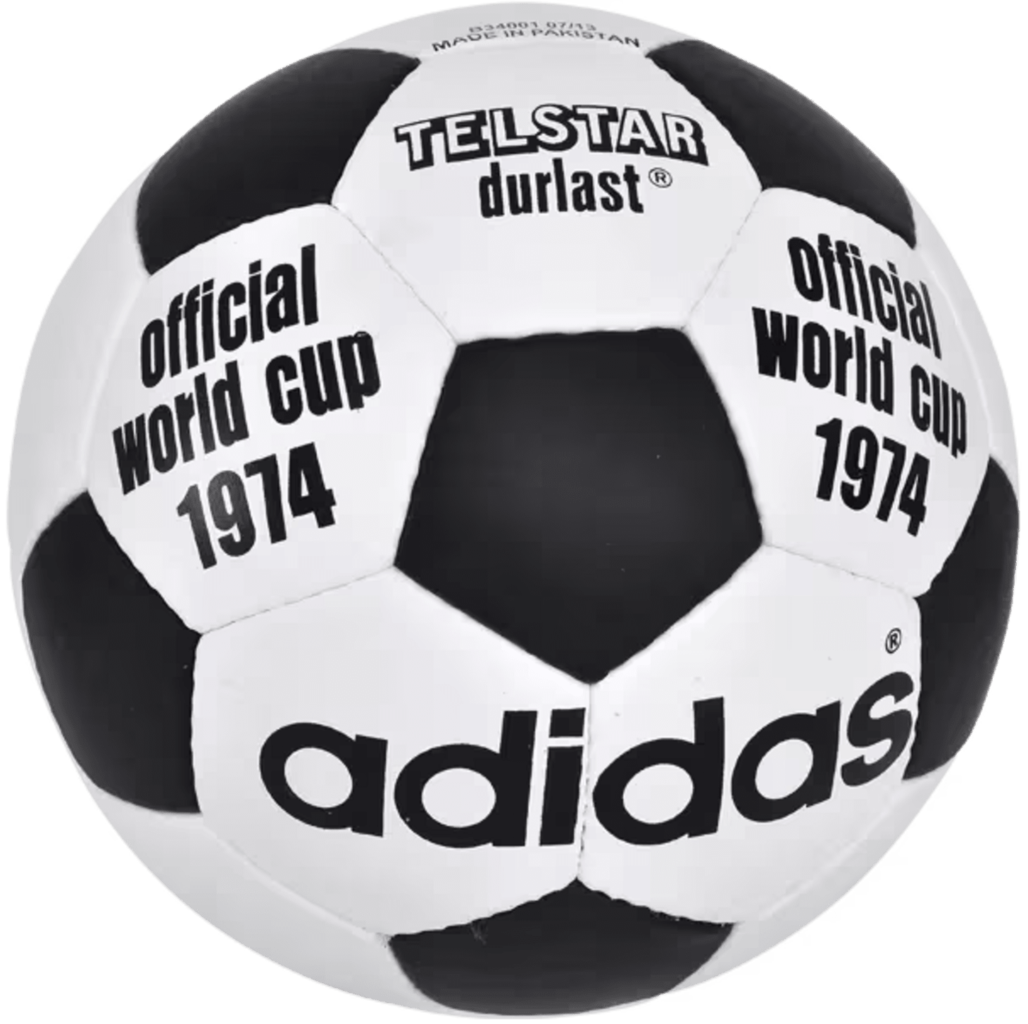 1974-FIFA-World-Cup-West-Germany-official-match-ball-Telstar-Durlast