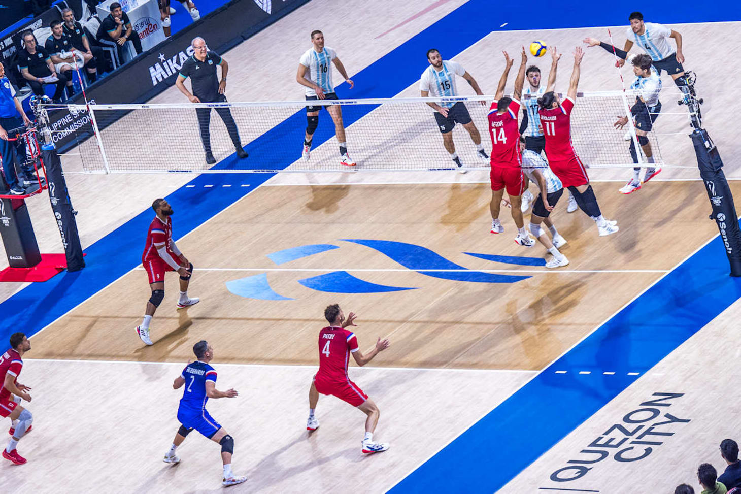 ARG vs FRA Worlds 2025 Volleyball