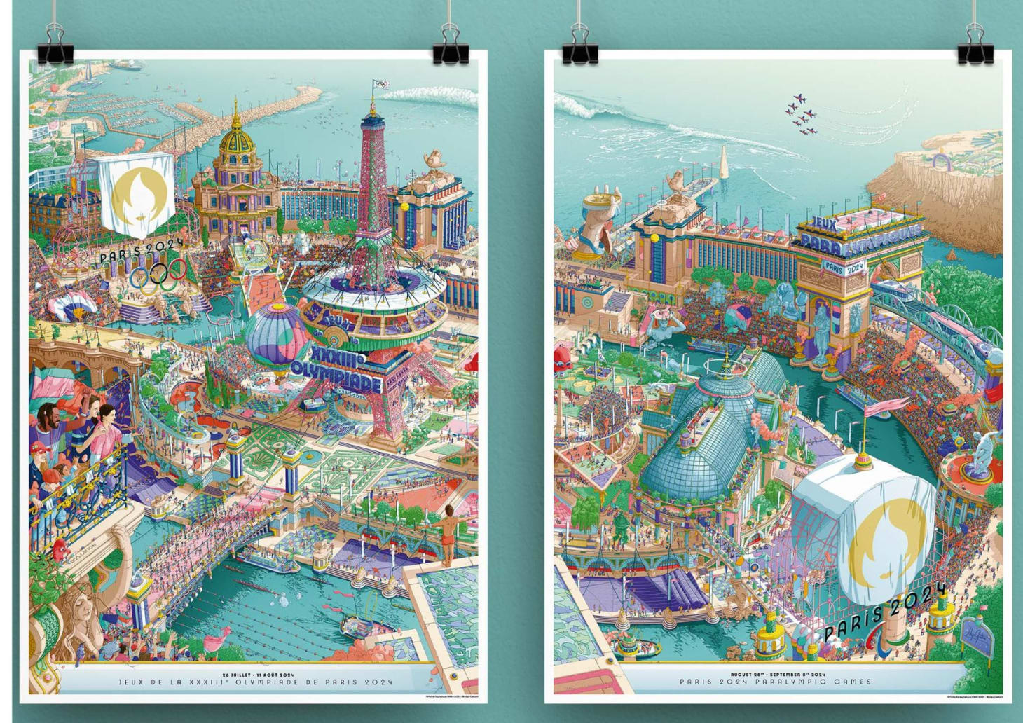 パリオリンピック　デザインパネル ヘルミッペ パリ2024記念インタビュー Part1 オリンピックを彩っ