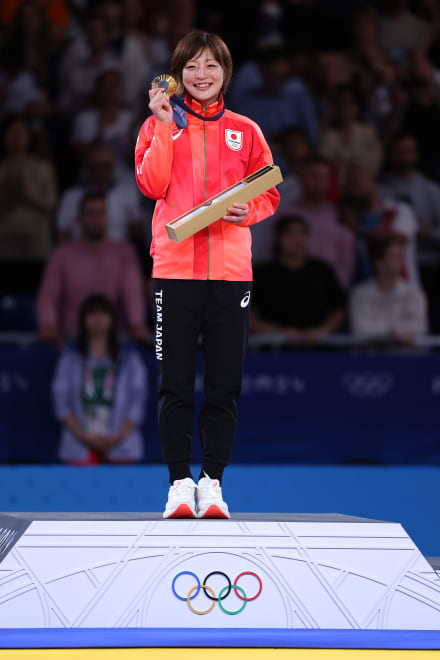 パリ2024大会1日目】柔道48キロ級 角田夏実が日本勢金メダル第1