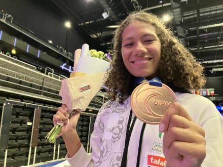 UIPM 2025 Pentathlon World Championships: Egypt's 14-year-old Farida Khalil  wins gold to secure fourth world title of the season