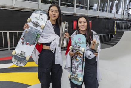 開心那が2位、四十住さくらが3位で表彰台／スケートボード女子
