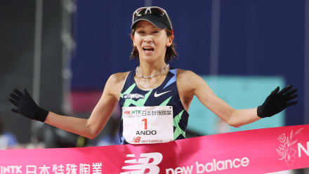 陸上】名古屋ウィメンズマラソン：安藤友香が日本人トップで