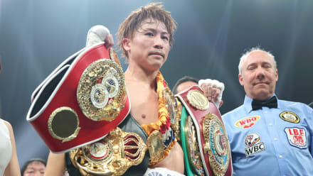 井上尚弥、4回KOでキム・イェジュンを撃破…3度目の4団体防衛に