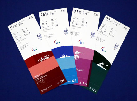Ticket designs for 2020 Tokyo Olympic, Paralympic Games unveiled