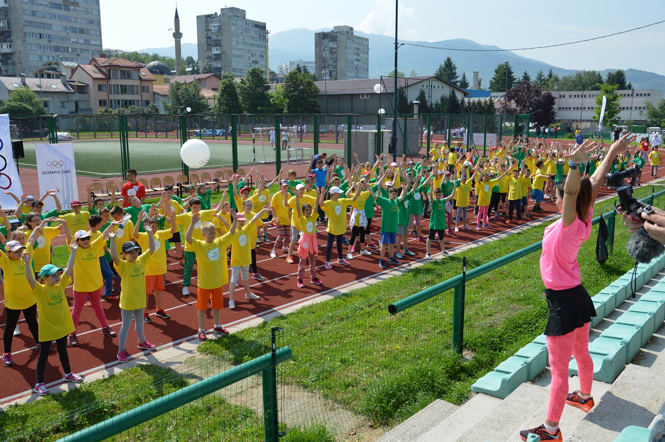 Olympians inspire future generations at Olympic Day celebrations in