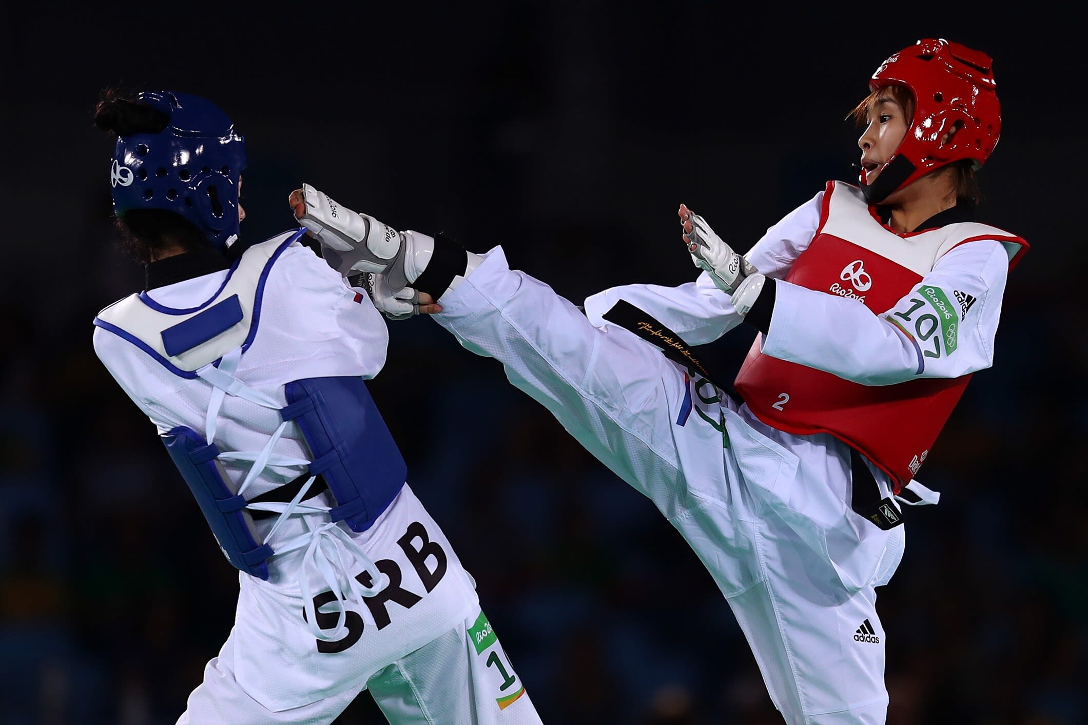 Zhao and Kim claim taekwondo golds as favourites falter - Olympic News