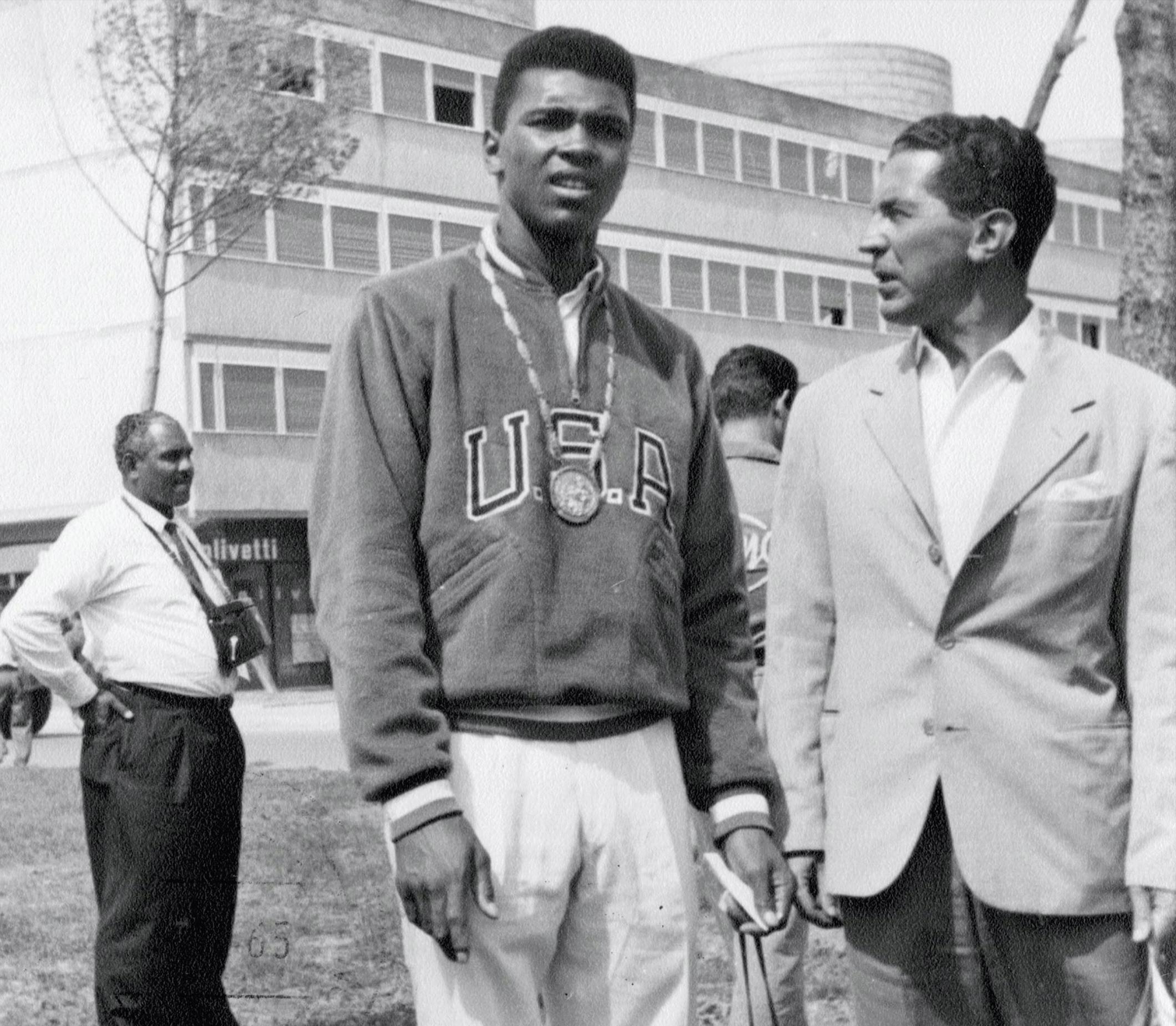 Snapped the story behind that picture of Cassius Clay at Rome 1960