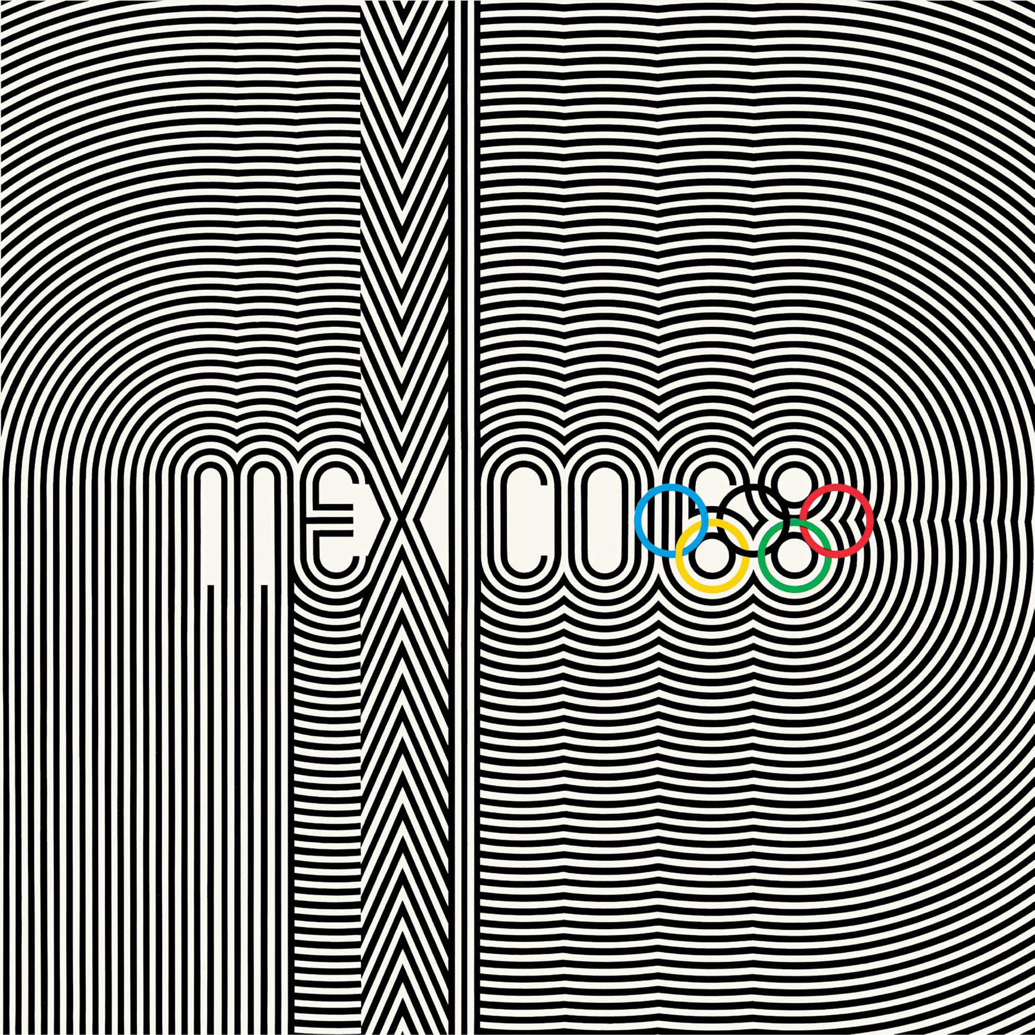 Mexico 1968 Olympic Logo Design