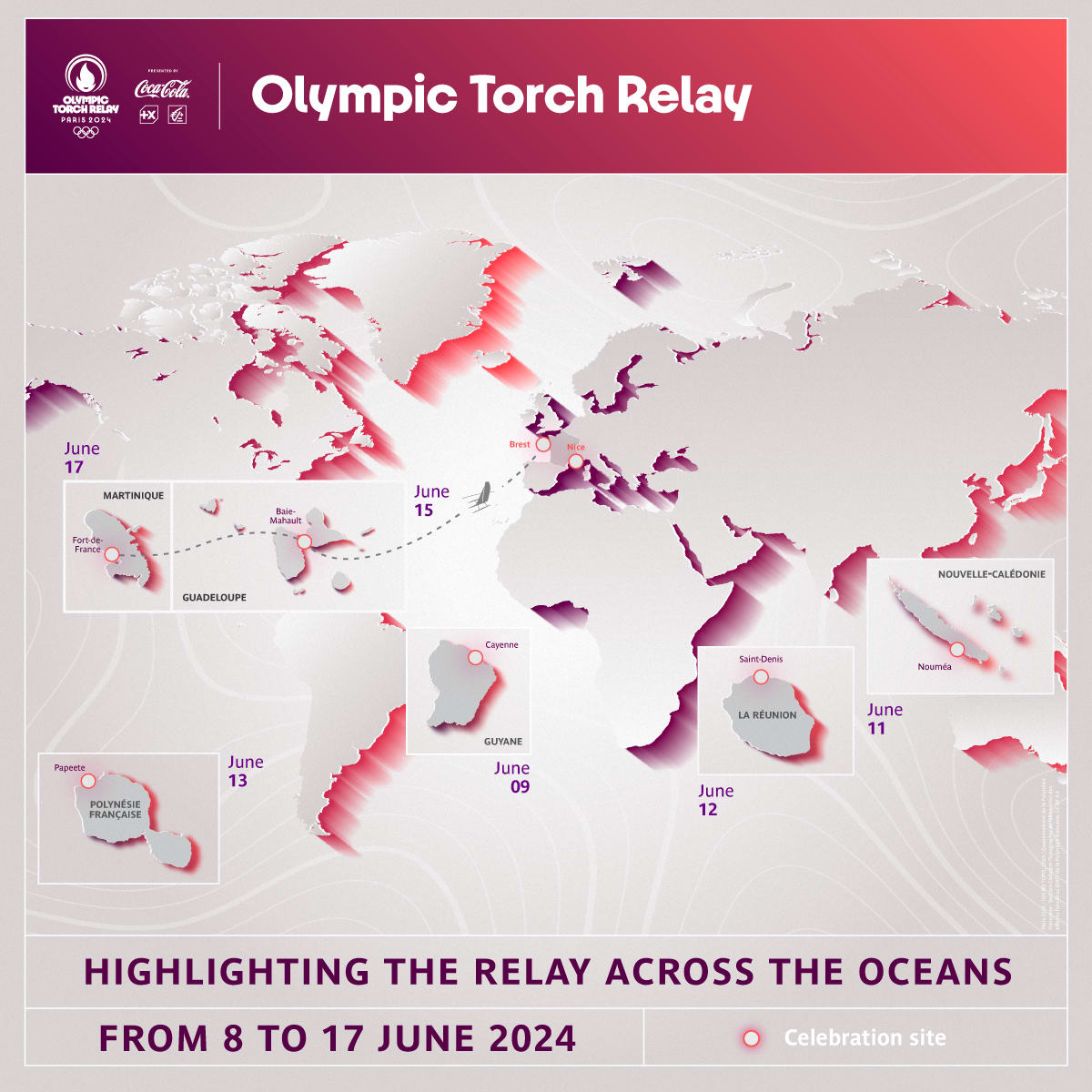 Paris 2024 - Olympic Torch Relay Route