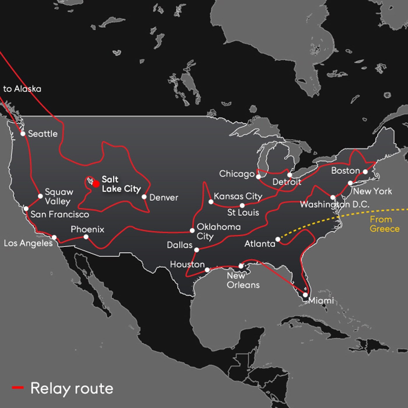 Salt Lake City 2002 Olympic Torch Relay Highlights