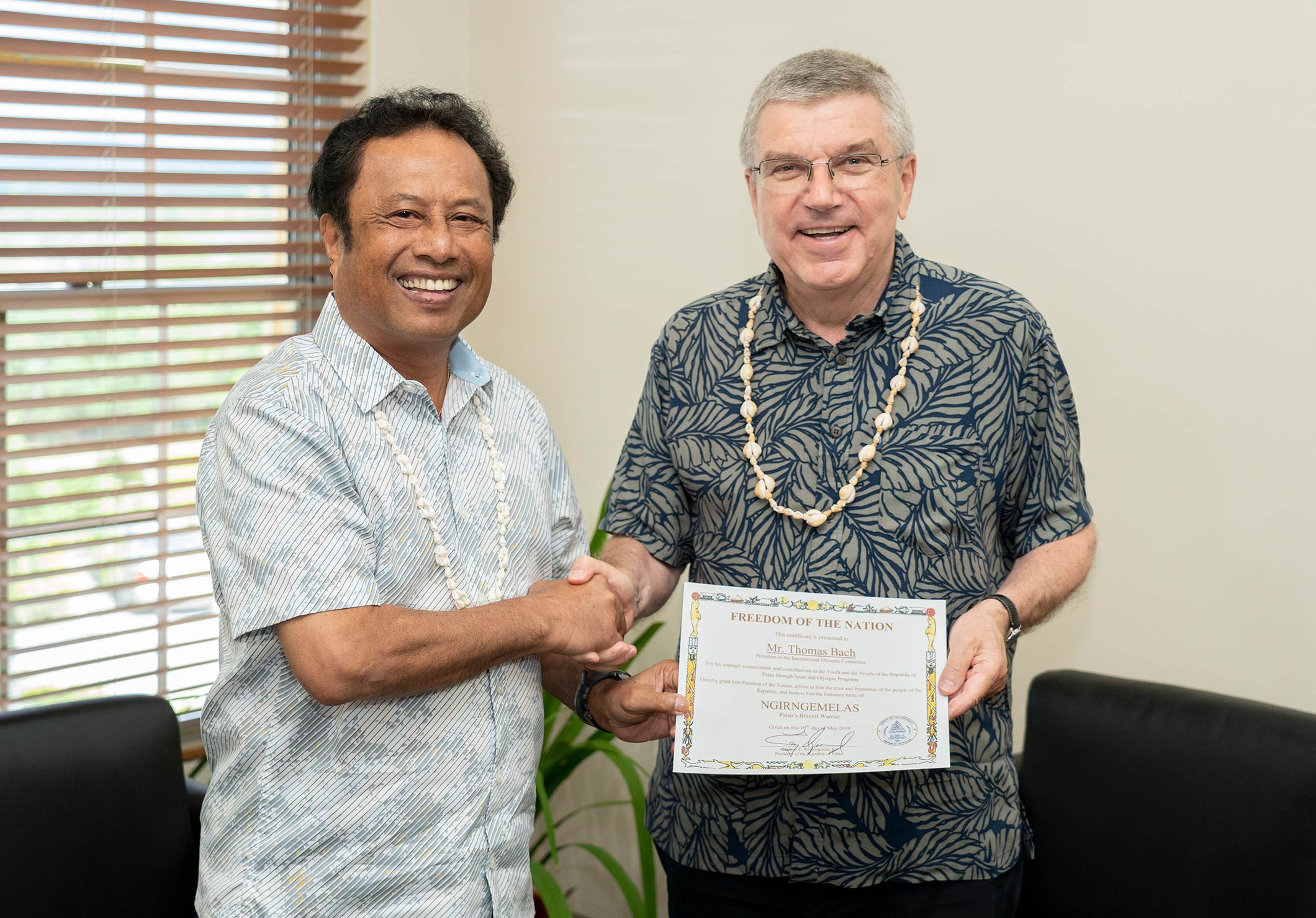 IOC President visits National Olympic Committees in Oceania Olympic News