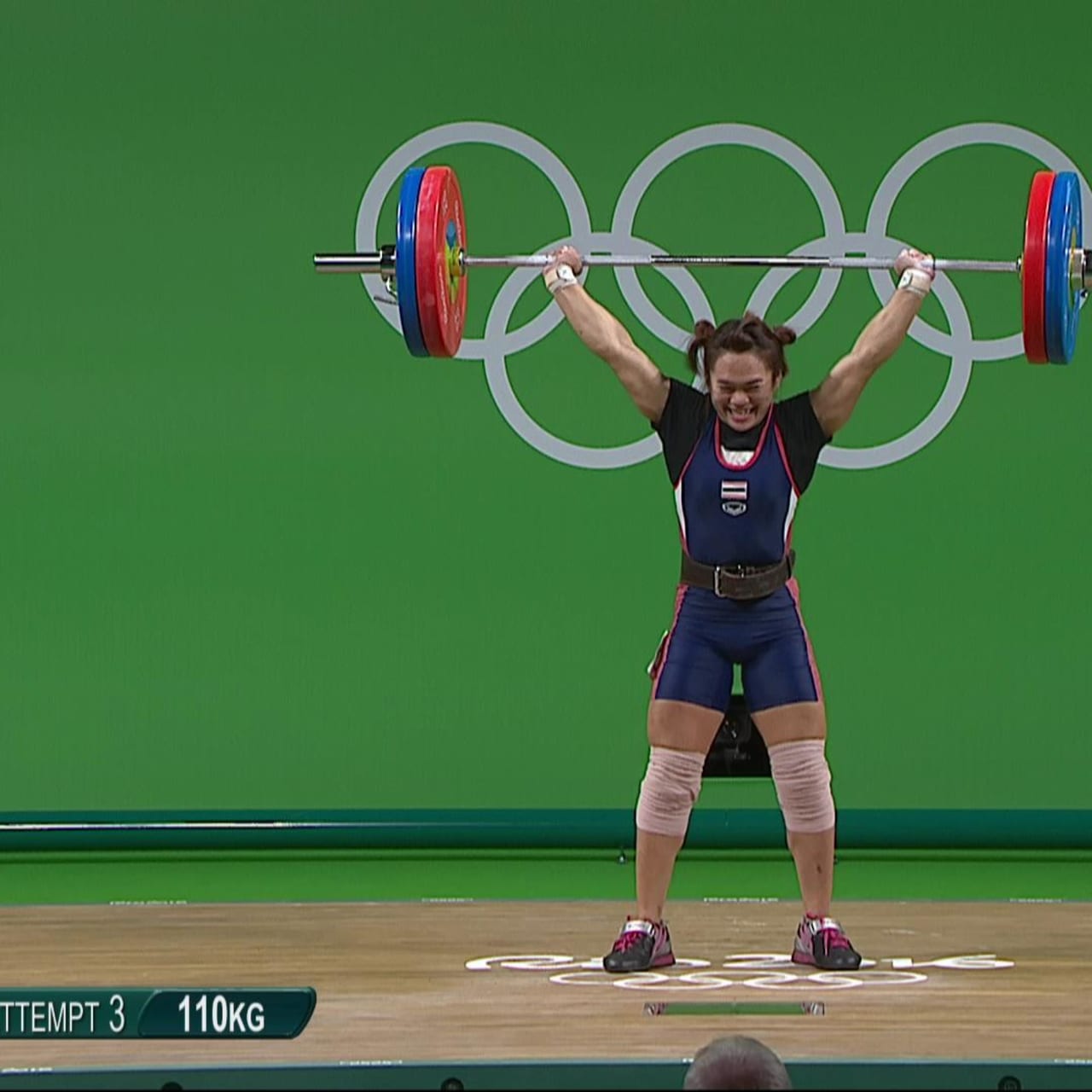 Thai weightlifter sets Olympic Record in Women's 58kg Weightlifting 