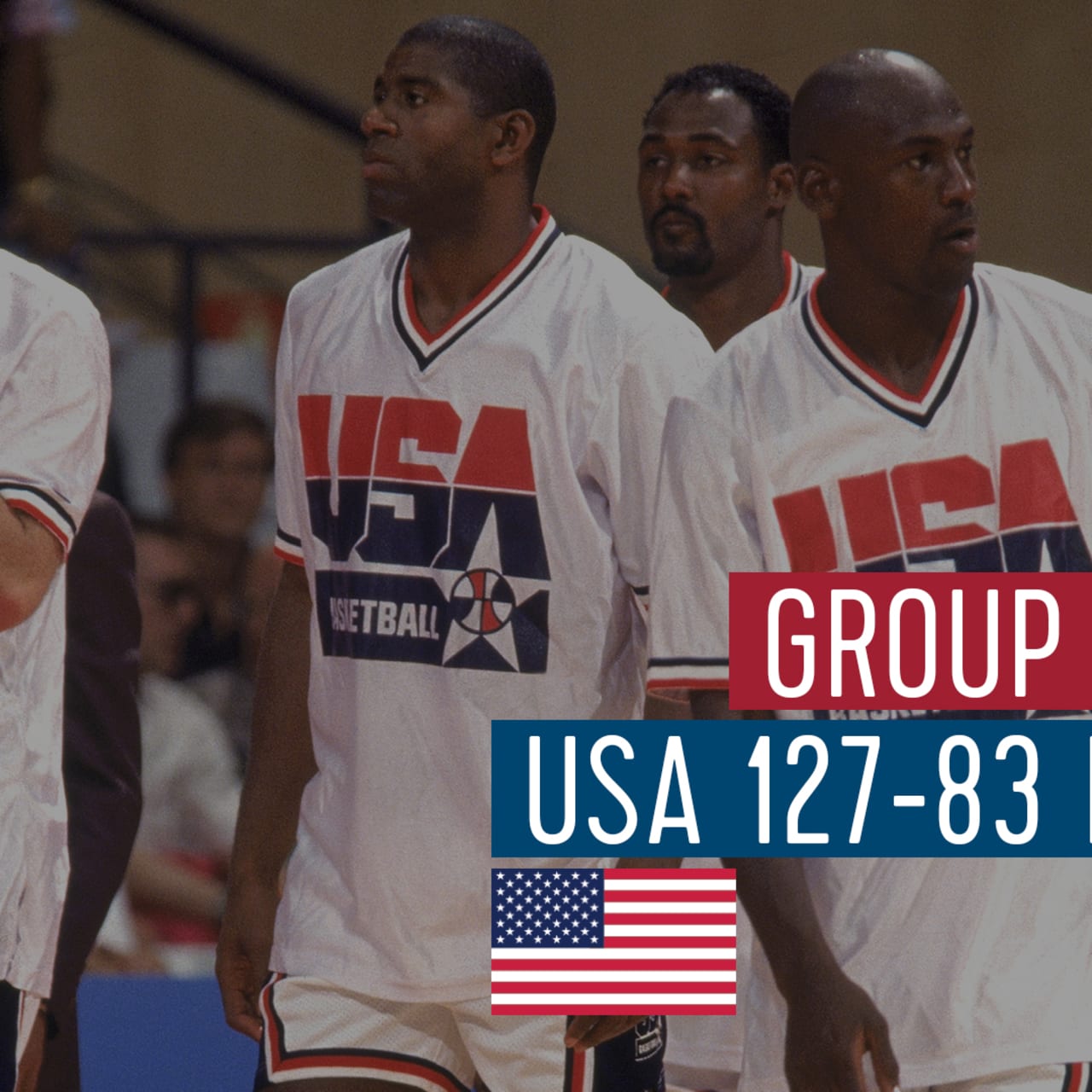アメリカ vs ブラジル（グループA）| バルセロナ1992ドリームチーム