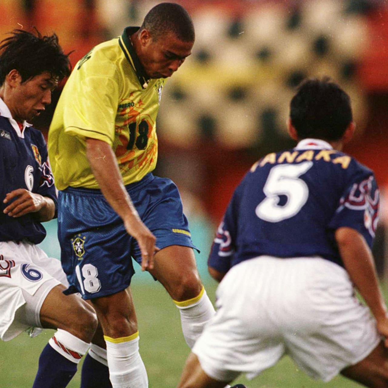 アトランタオリンピック　ブラジル代表ユニフォーム　ロナウド　XL アトランタオリンピック ブラジル代表ユニフォーム ロナウド XL